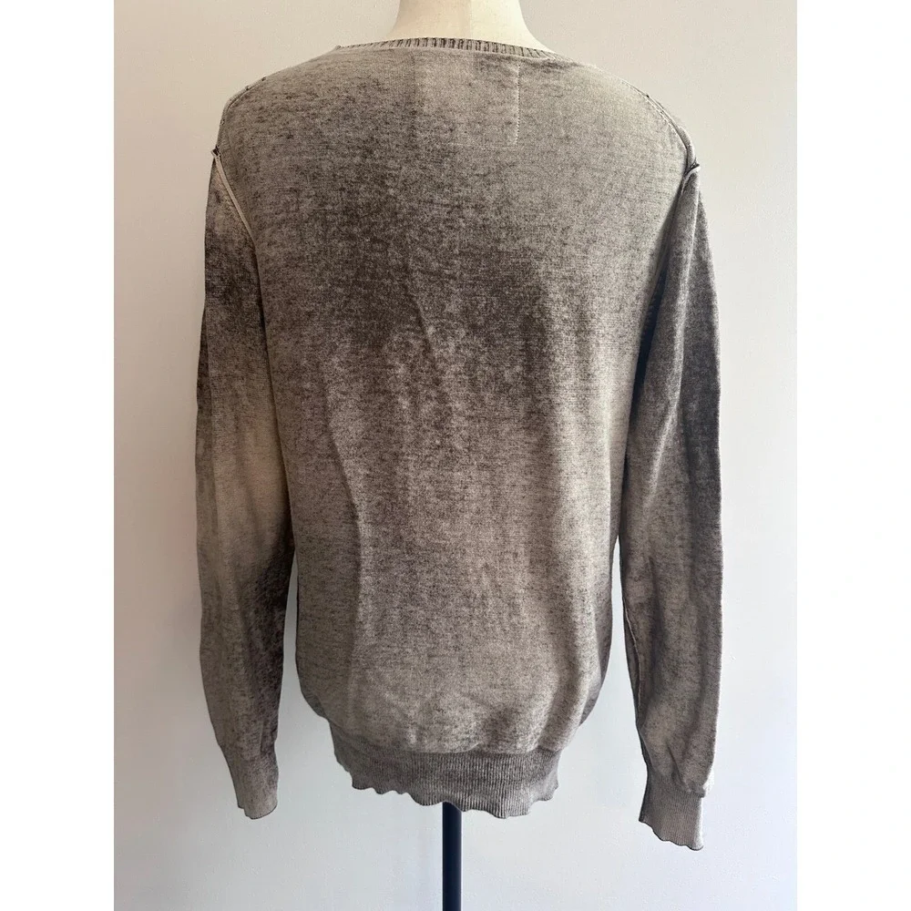 BKE Argyle V-Neck Sweater Pullover Brown‎ Black Gray Casual Long Sleeve